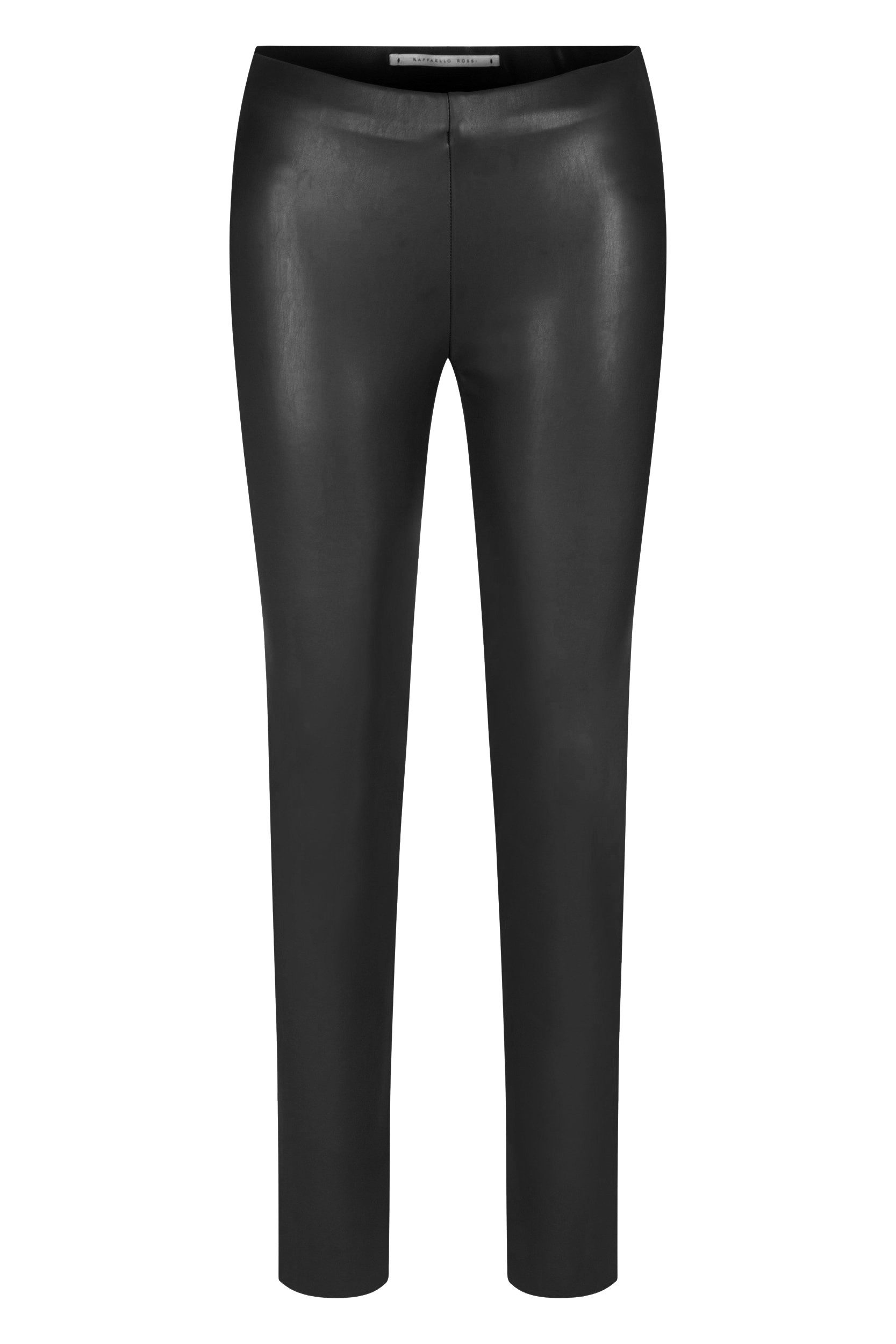 Raffaello Rossi Schlupfhose Raffaello Rossi Hose Resa Lederimitat - schwarz (1-tlg)