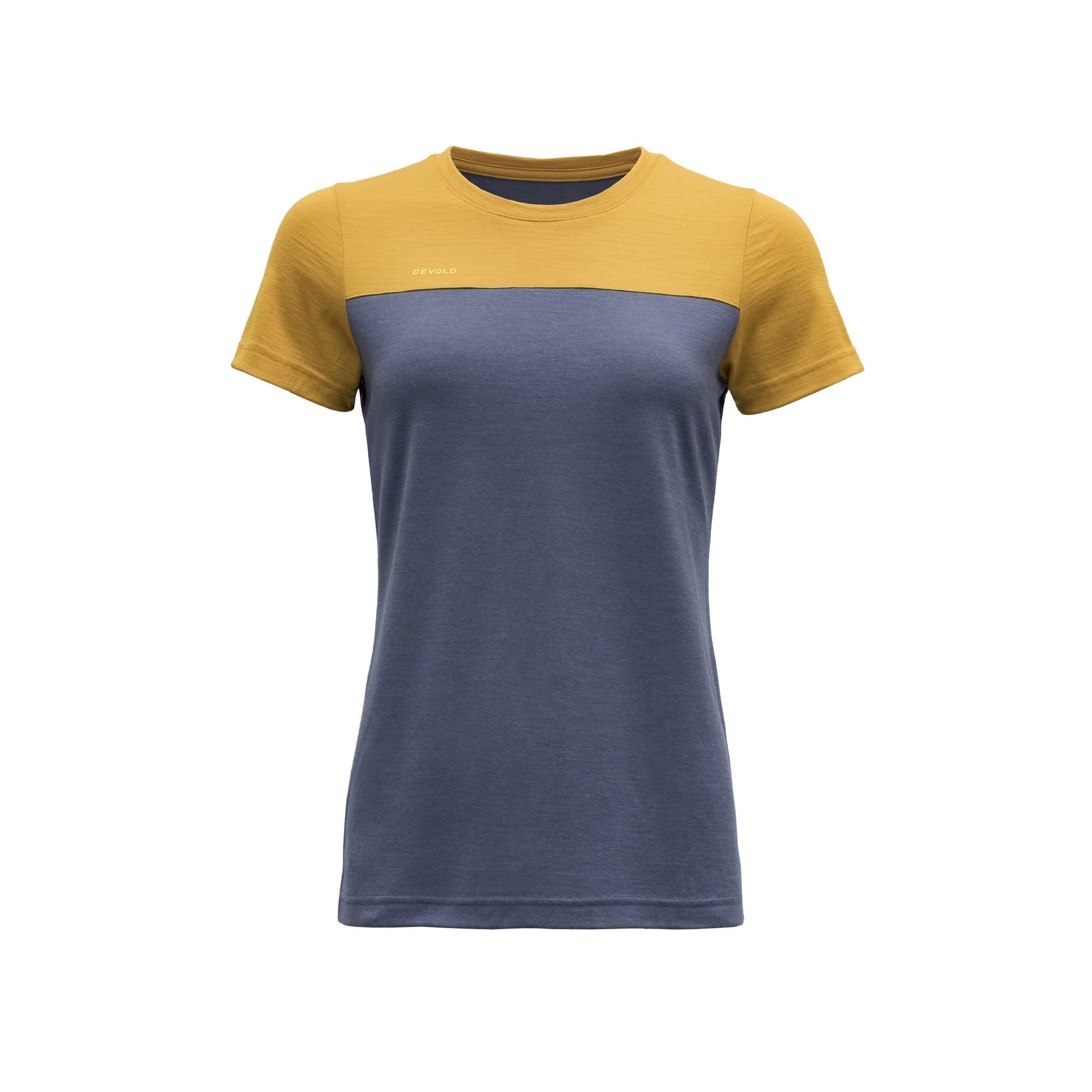T-Shirt Kurzarm-Shirt - Damen Norang Tee Vintage Arrowwood W Merino Devold 150 Devold