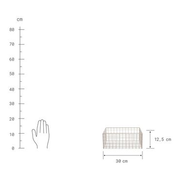 BUTLERS Dekokorb DEPOSIT Aufbewahrungskorb L 30 x B 20cm