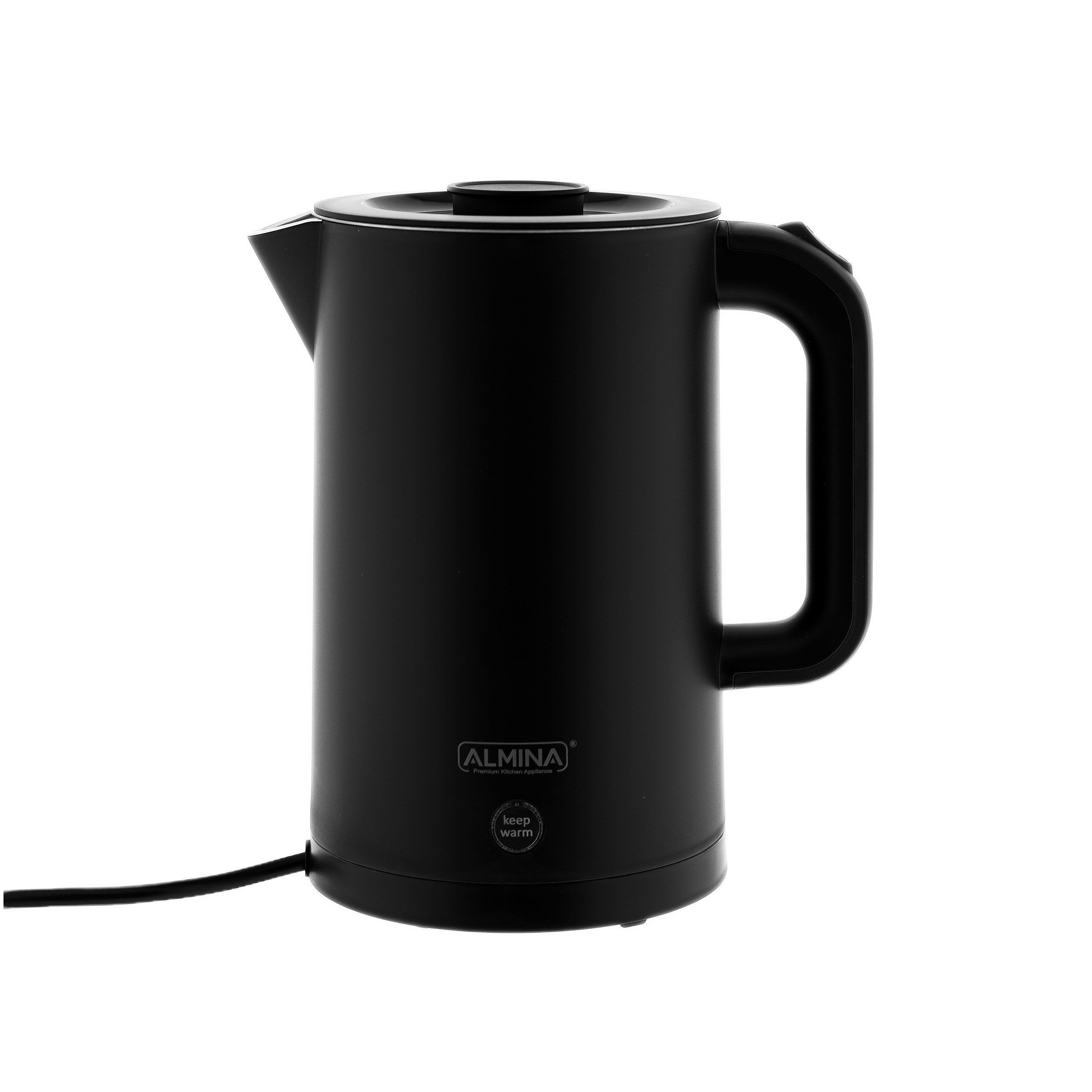 Almina Wasser-/Teekocher Demly, 1800 W, 2-in-1 Wasserkocher mit Teekanne, 1,7 L + 1,2 L