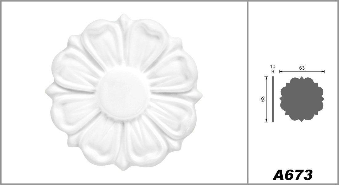 Grand Decor Wanddekoobjekt A673 (Ornament aus günstig online kaufen