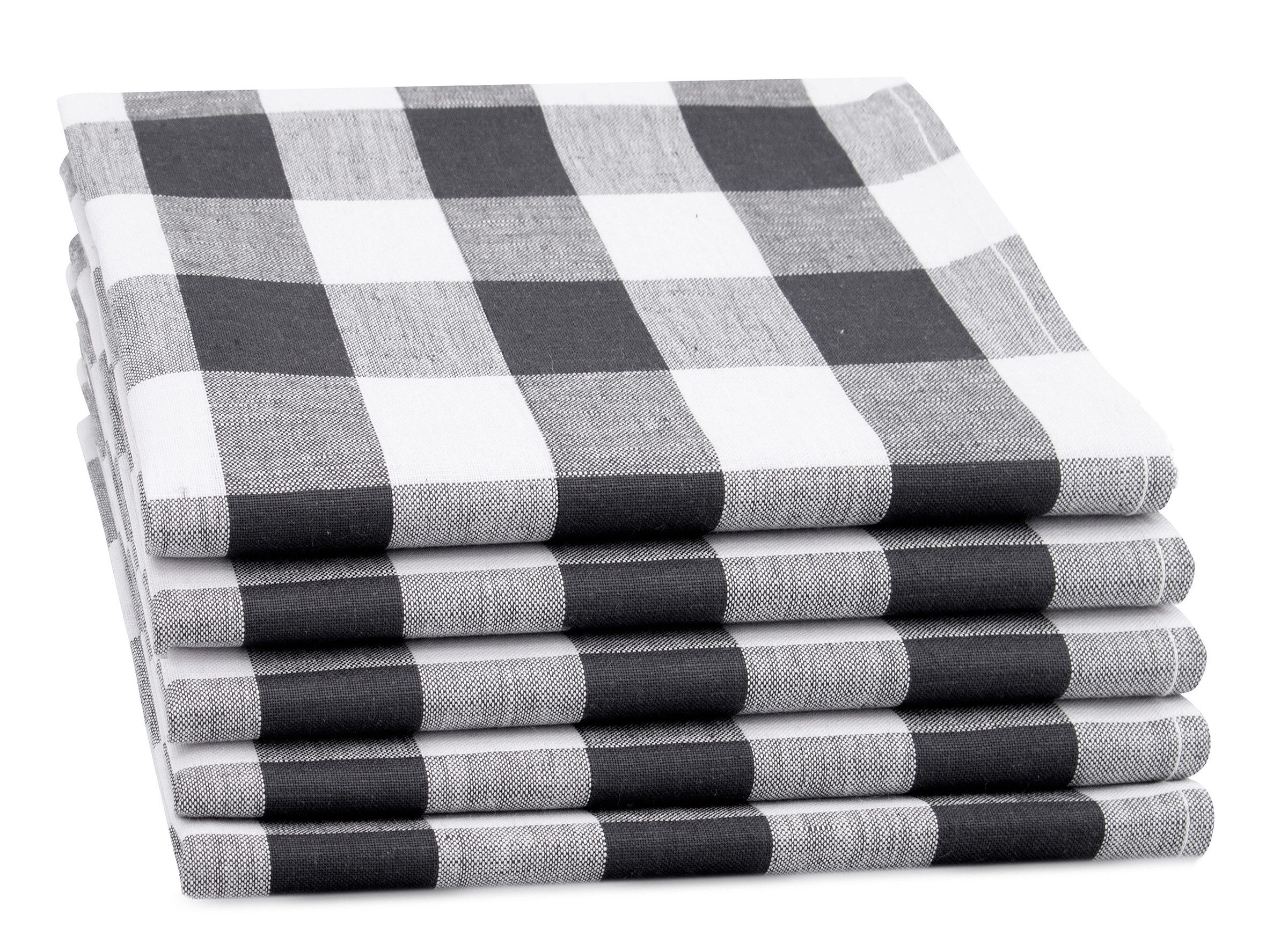 ZOLLNER Geschirrtuch, (Spar-Set, 5-tlg), 50 x 70 cm, 50% Baumwolle, 50% Lei günstig online kaufen