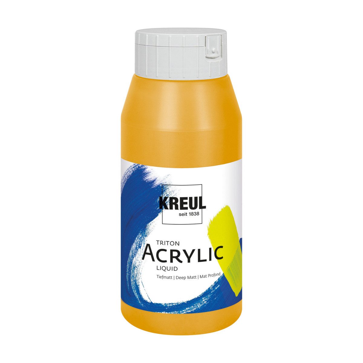 Acrylfarbe KREUL Triton Acrylic Liquid lichter ocker 750ml