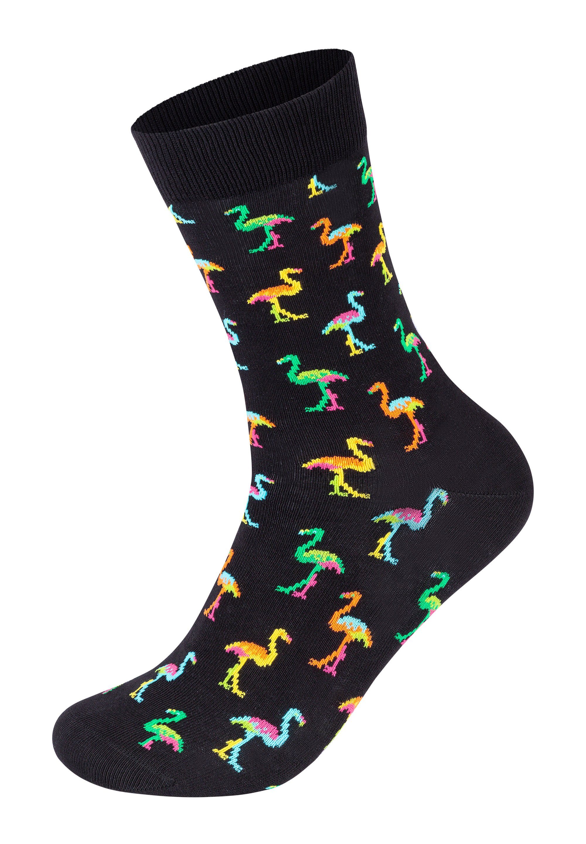 Happy Socks Basicsocken 3-Pack Ice Cream-Solid-Flamingo günstig online kaufen
