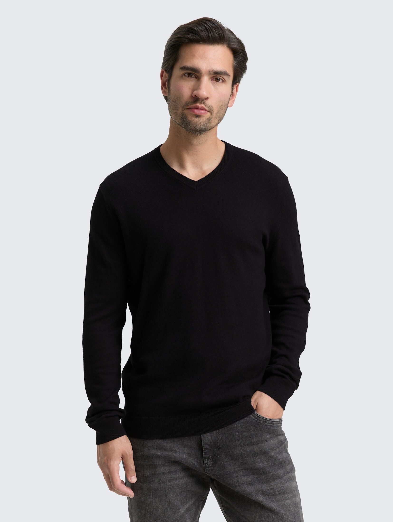 TOM TAILOR Strickpullover Pullover & Strickjacken Strickpullover mit Kaschm günstig online kaufen