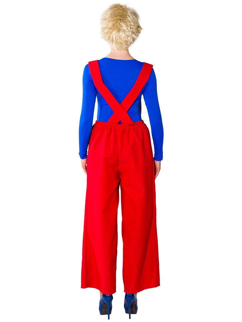 Orlob Kostüm Damen Latzhose rot