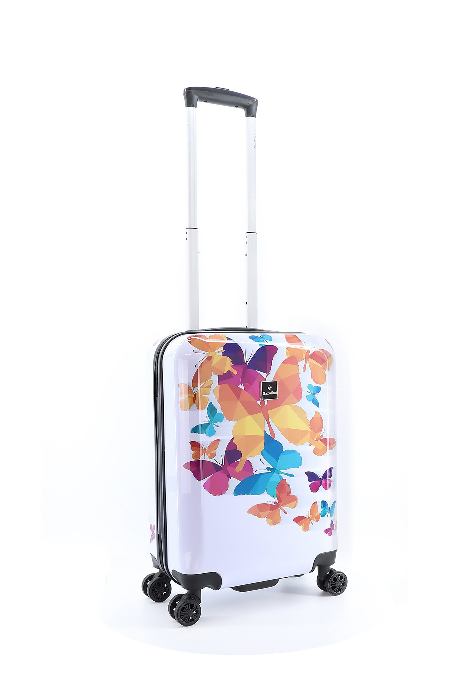 mit Koffer Schmetterling, Saxoline® Schmetterlings-Print trendigem