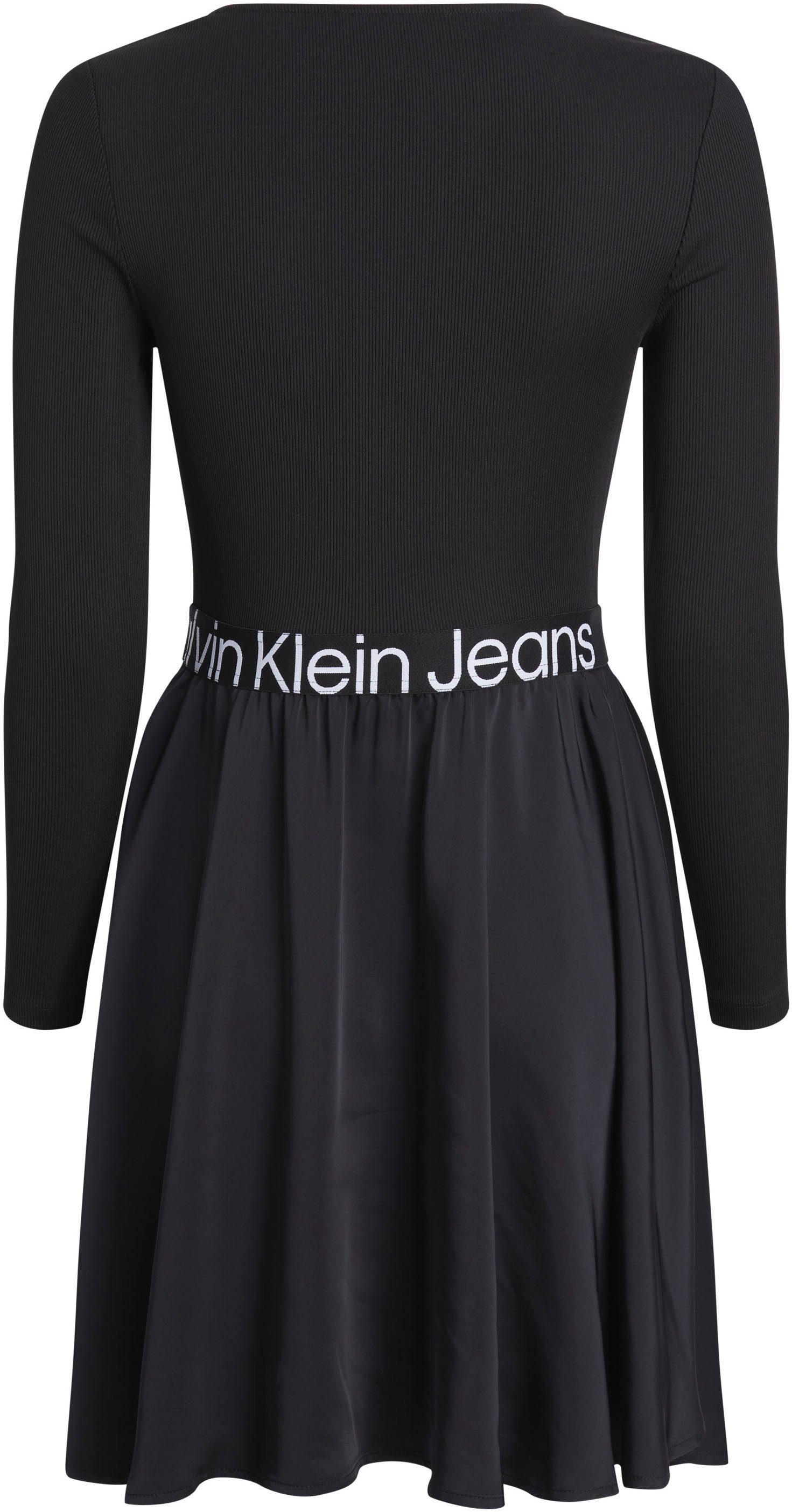 LOGO Klein DRESS Jeans Calvin ELASTIC LS Blusenkleid