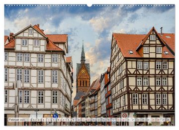 CALVENDO Wandkalender Hannover Stadtansichten (Premium, hochwertiger DIN A2 Wandkalender 2023, Kunstdruck in Hochglanz)