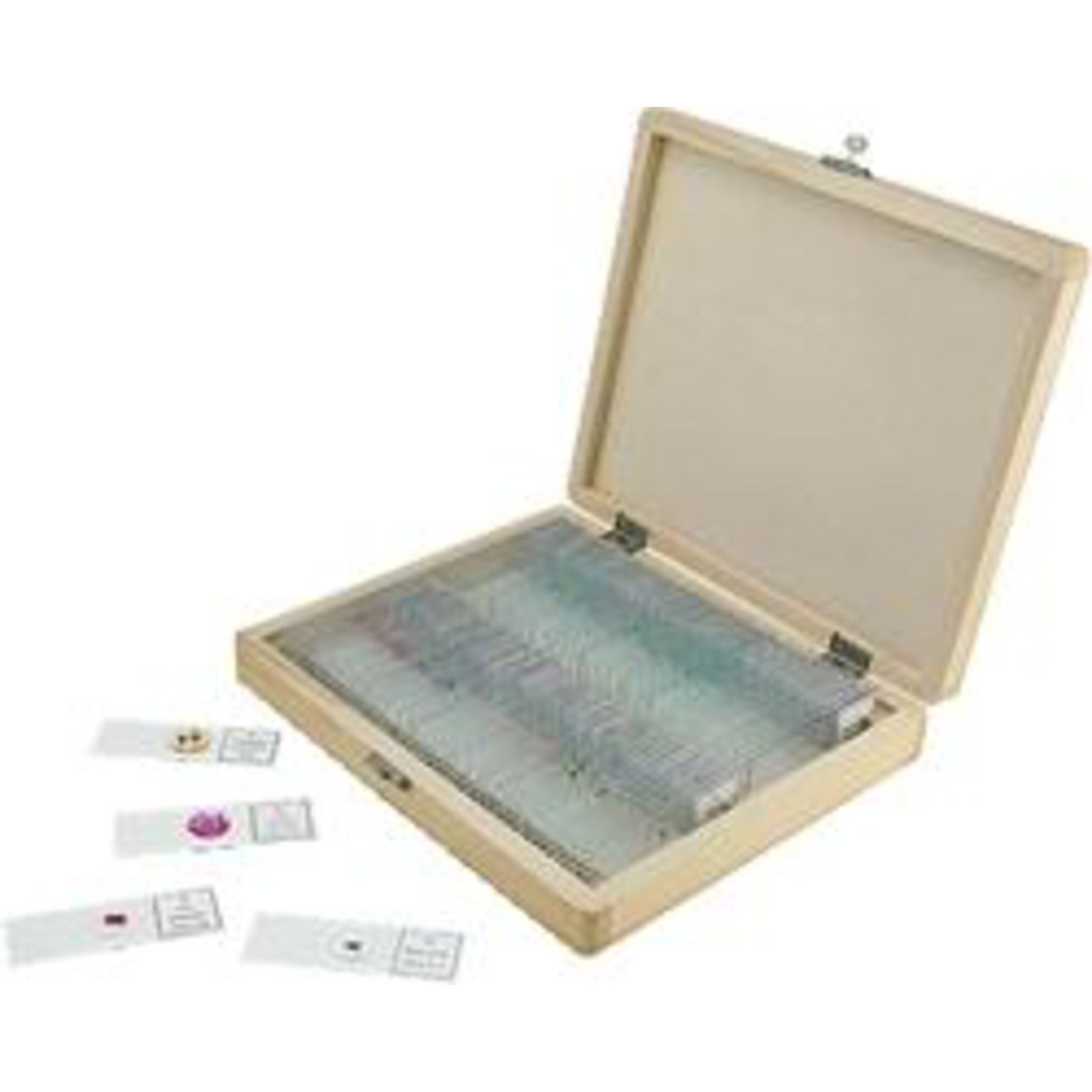 Celestron Celestron Dauerpräparate Set, Mod. 44 412, 100 Stück Auf- und Durchlichtmikroskop