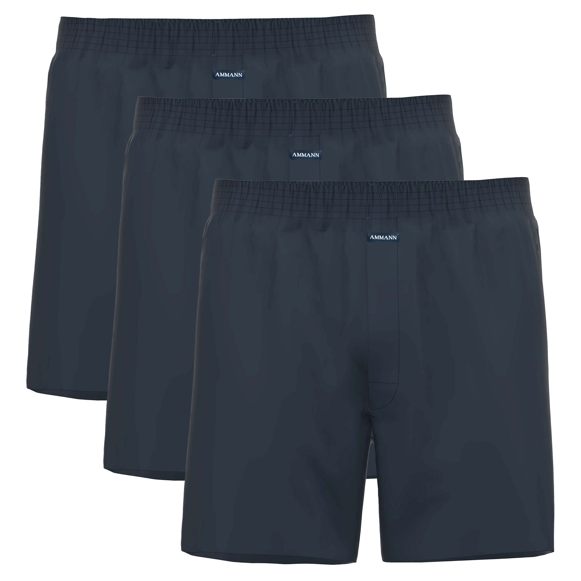 Boxer Herren Boxershort 3er Pack Baumwolle