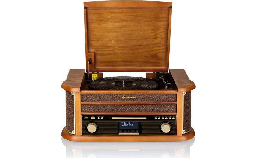 Roadstar »HIF1993 DAB+, Bluetooth RetroStereoAnlage Plattenspieler