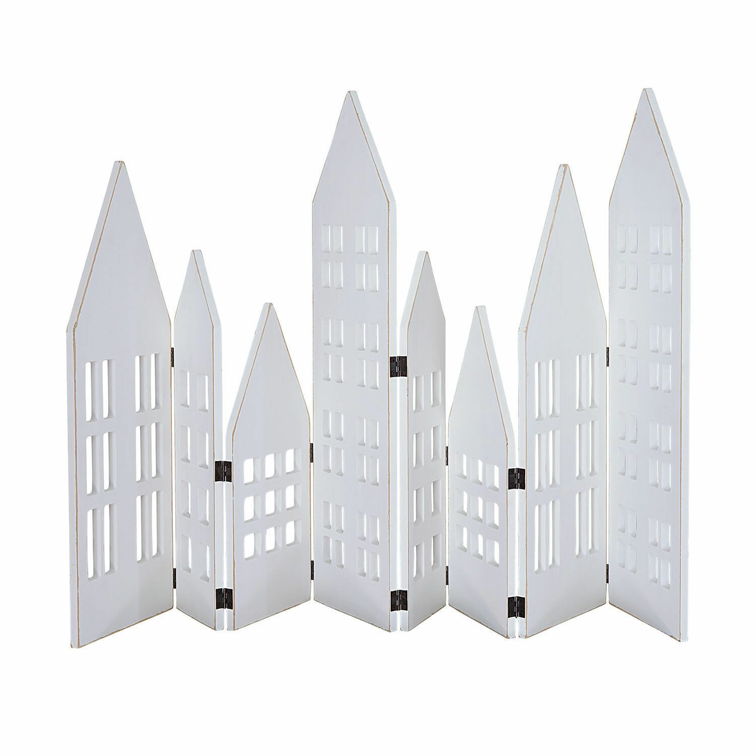 Mirabeau Weihnachtsfigur Deko-Shutter Cottages weiß (kein Set, kein Set) günstig online kaufen