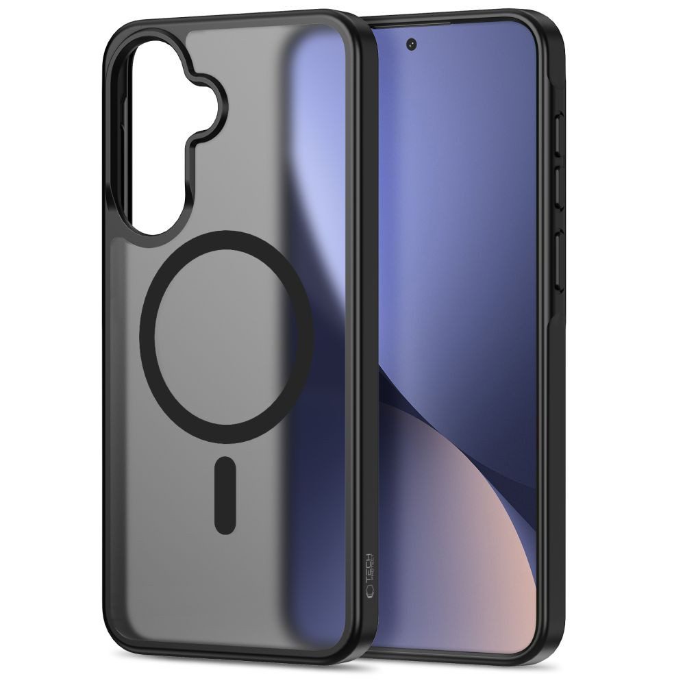 TECH PROTECT Handyhülle Magmat mit Magnetring für Samsung Galaxy A36 / A56 / A37 5G schwarz 6,7, Schlanke Hybridhülle mit integriertem Magnetring