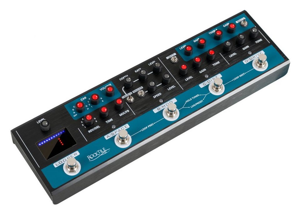Mrc Reverse Loop Module Rocktile E-Gitarre MRC-90-LOOP Gitarrenmultieffekt-Board - Multi ...