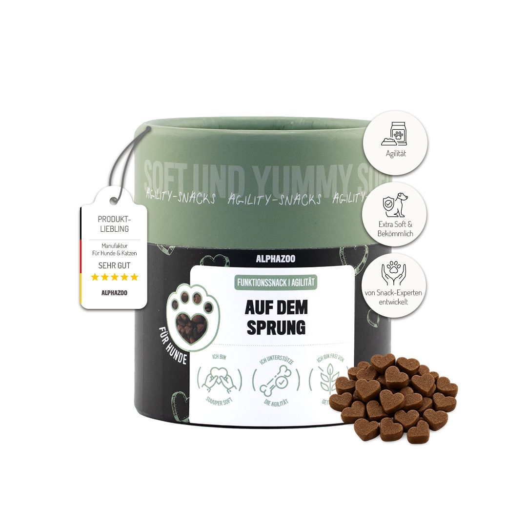 ALPHAZOO Auf Dem Sprung 60g Gelenke, Snack für: Hund, Manufakturqualität
