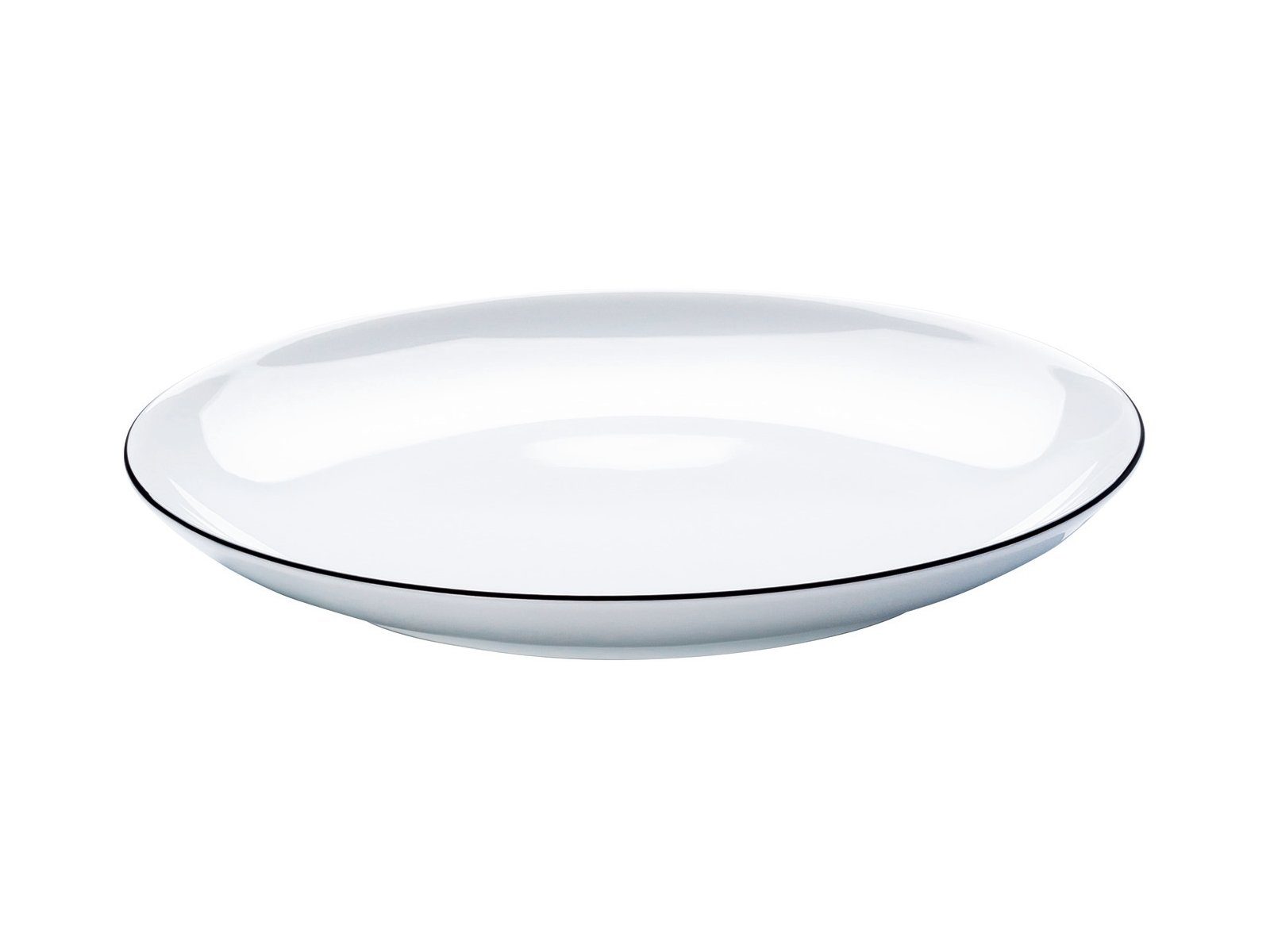 Thomas Porzellan Frühstücksteller Cucina Basic Colori Black Frühstücksteller 20 cm, Teller Flach
