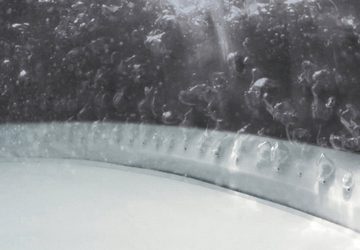 Intex Whirlpool PureSPA "Jet + Bubble Deluxe" octagon, onyx black, (Set), 6-tlg., ØxH: 201x71cm, mit Salzwassersystem