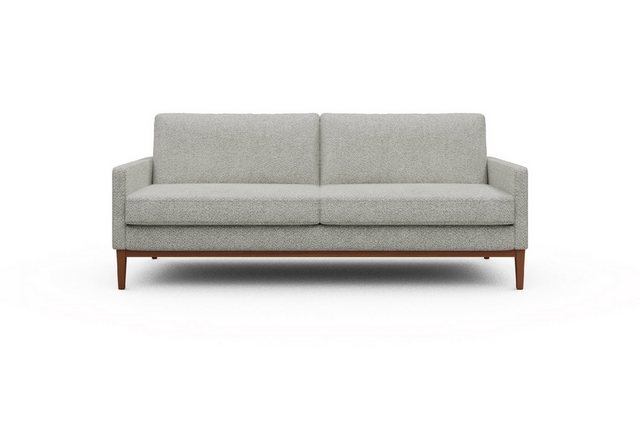 moebelfaktor Sofa Bodo 3-Sitzer, Retro-Design, elegante Linien, stabile Hol günstig online kaufen