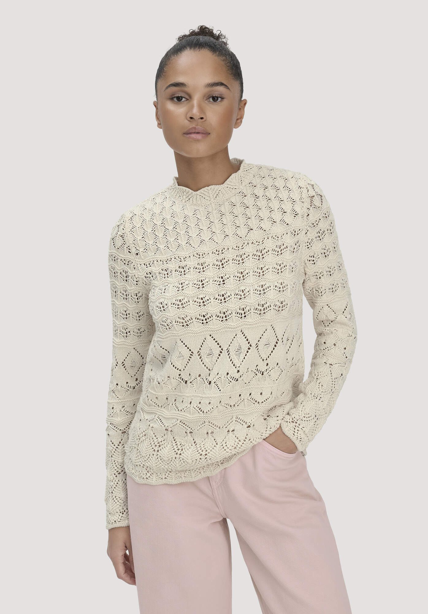 Hessnatur Strickpullover (1-tlg) günstig online kaufen