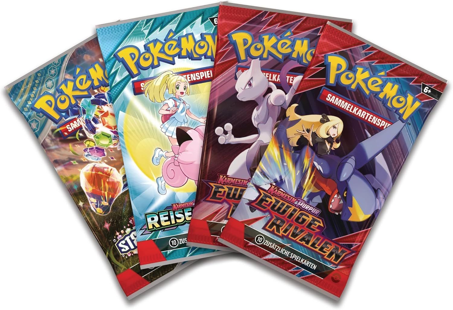 POKÉMON Sammelkarte Team Rockets, 4 Boosterpacks