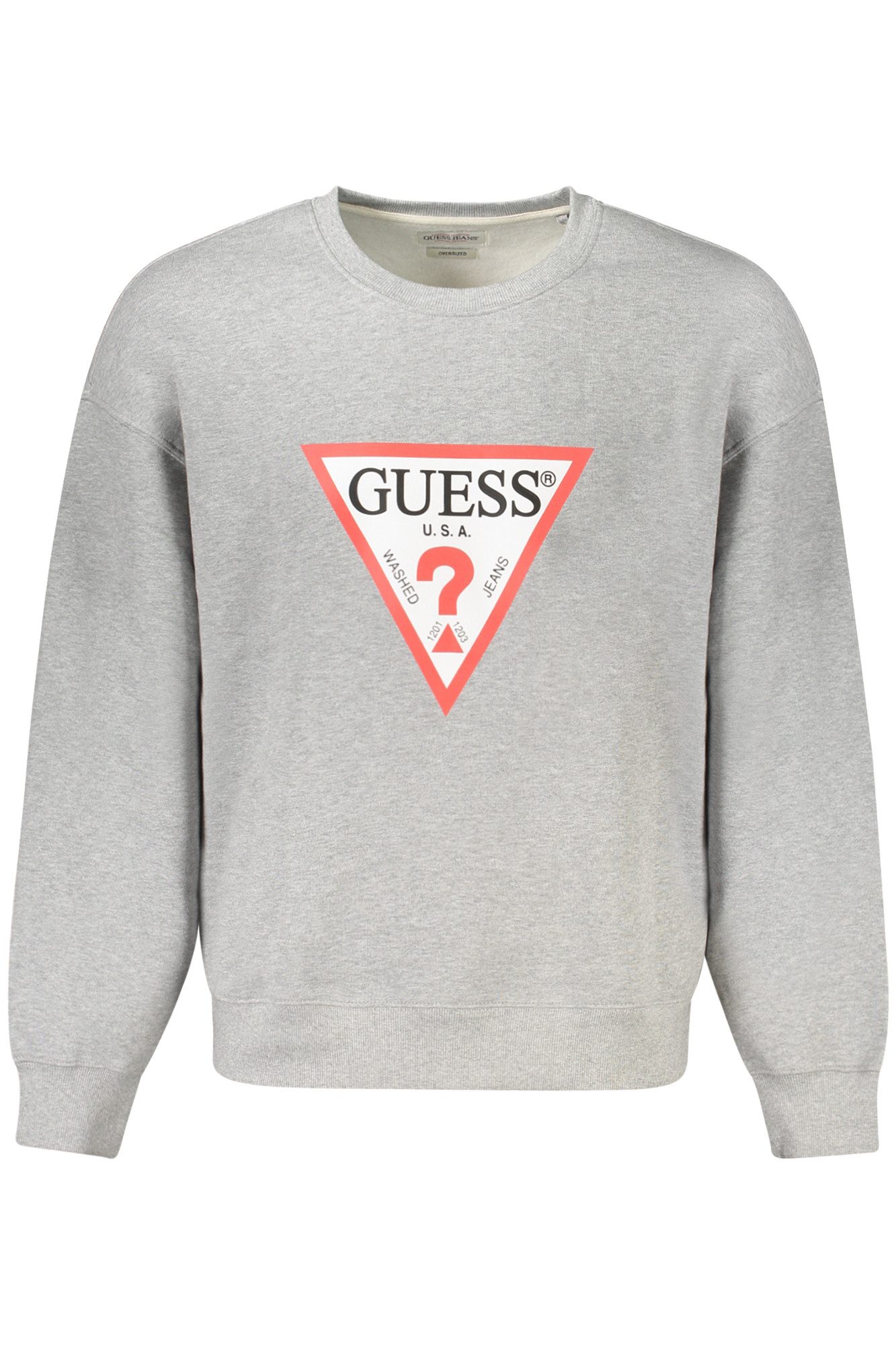 GUESS JEANS Sweatshirt Herren Sweatshirt Grau – Lässiger Stil aus