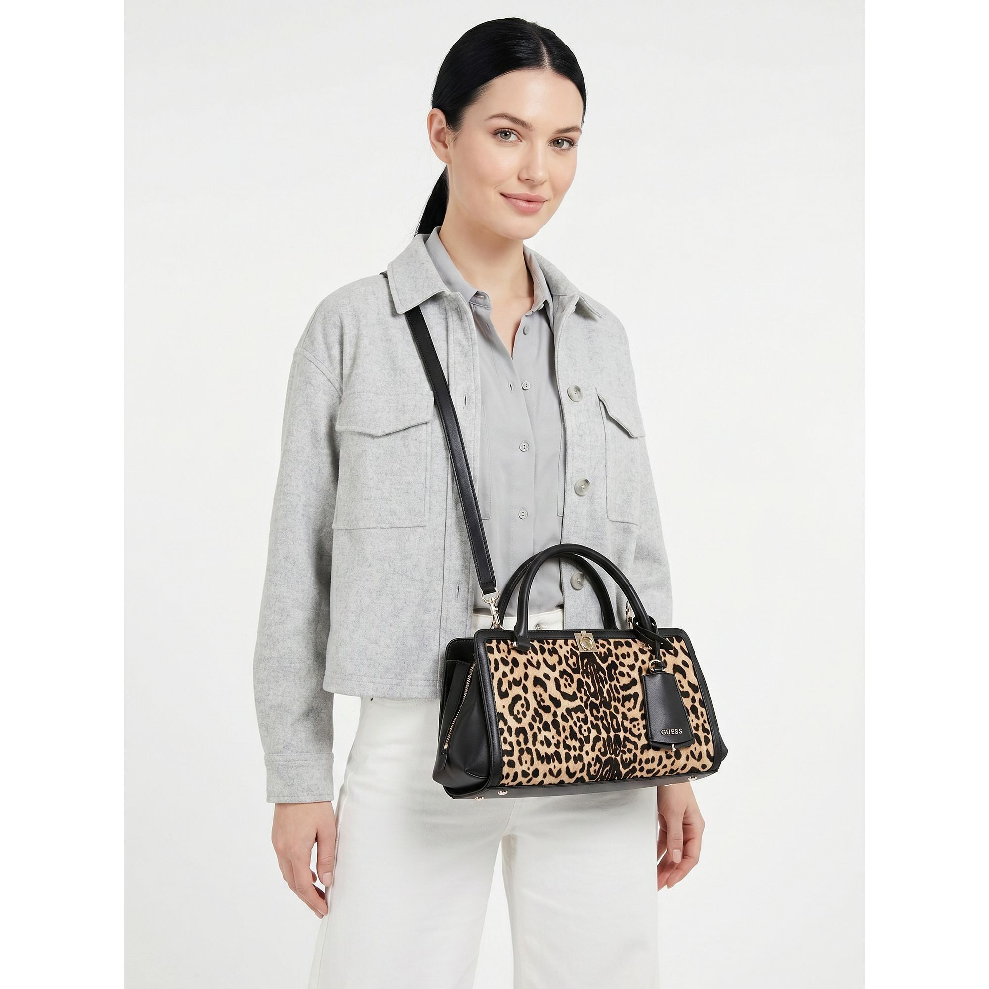 Guess Henkeltasche Audrey, Polyethylen
