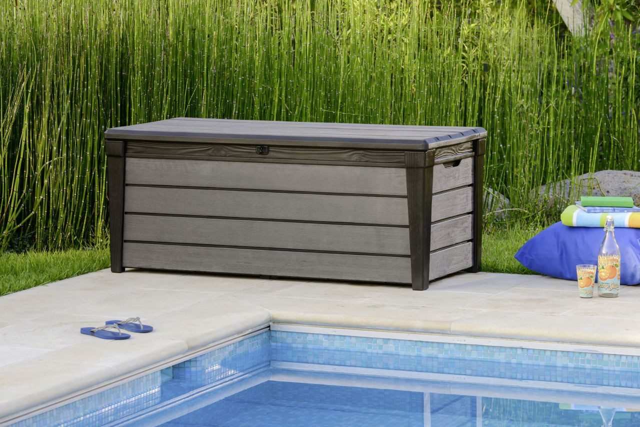 Thumbnail - Keter Gartenbox Keter Auflagenbox Brushwood 455 l, mit