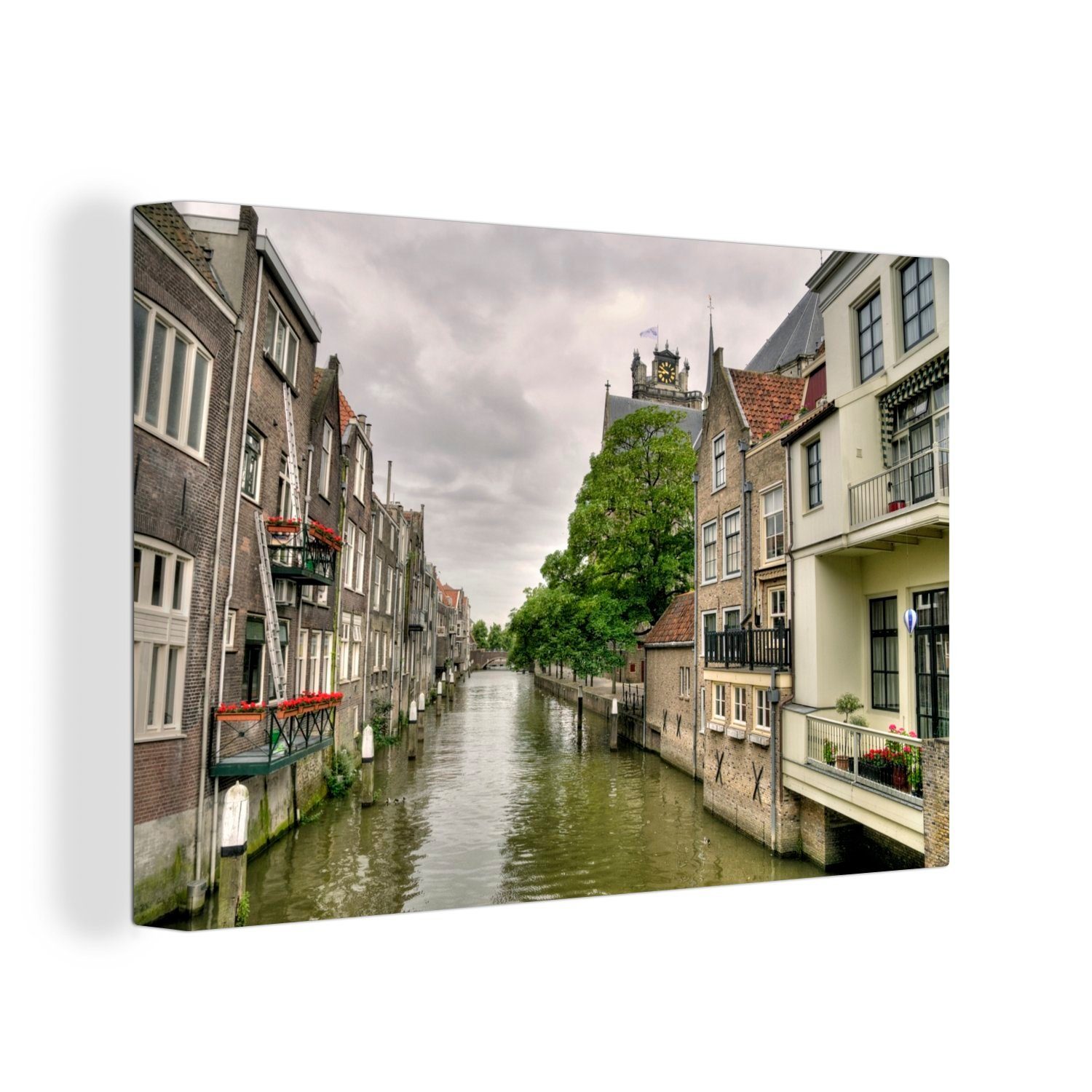 OneMillionCanvasses® Leinwandbild Häuser - Architektur - Niederlande, (1 St), Wandbild Leinwandbilder, Aufhängefertig, Wanddeko, 30x20 cm