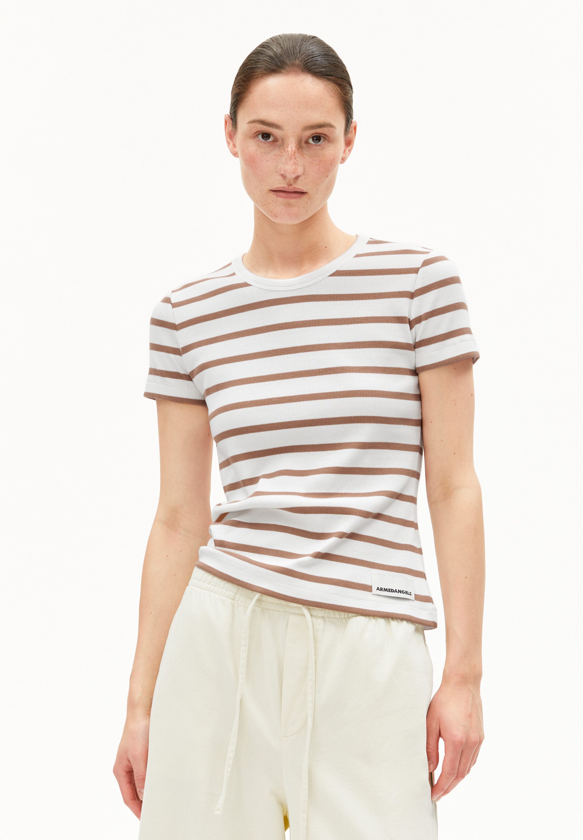 Armedangels T-Shirt KARDAA STRIPES Ripp-T-Shirt aus günstig online kaufen