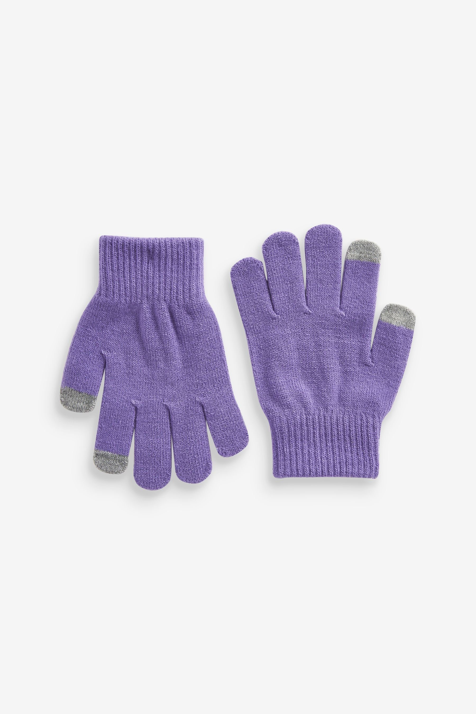 3er-Pack Touch-Tip-Handschuhe Magic Multi Next Strickhandschuhe