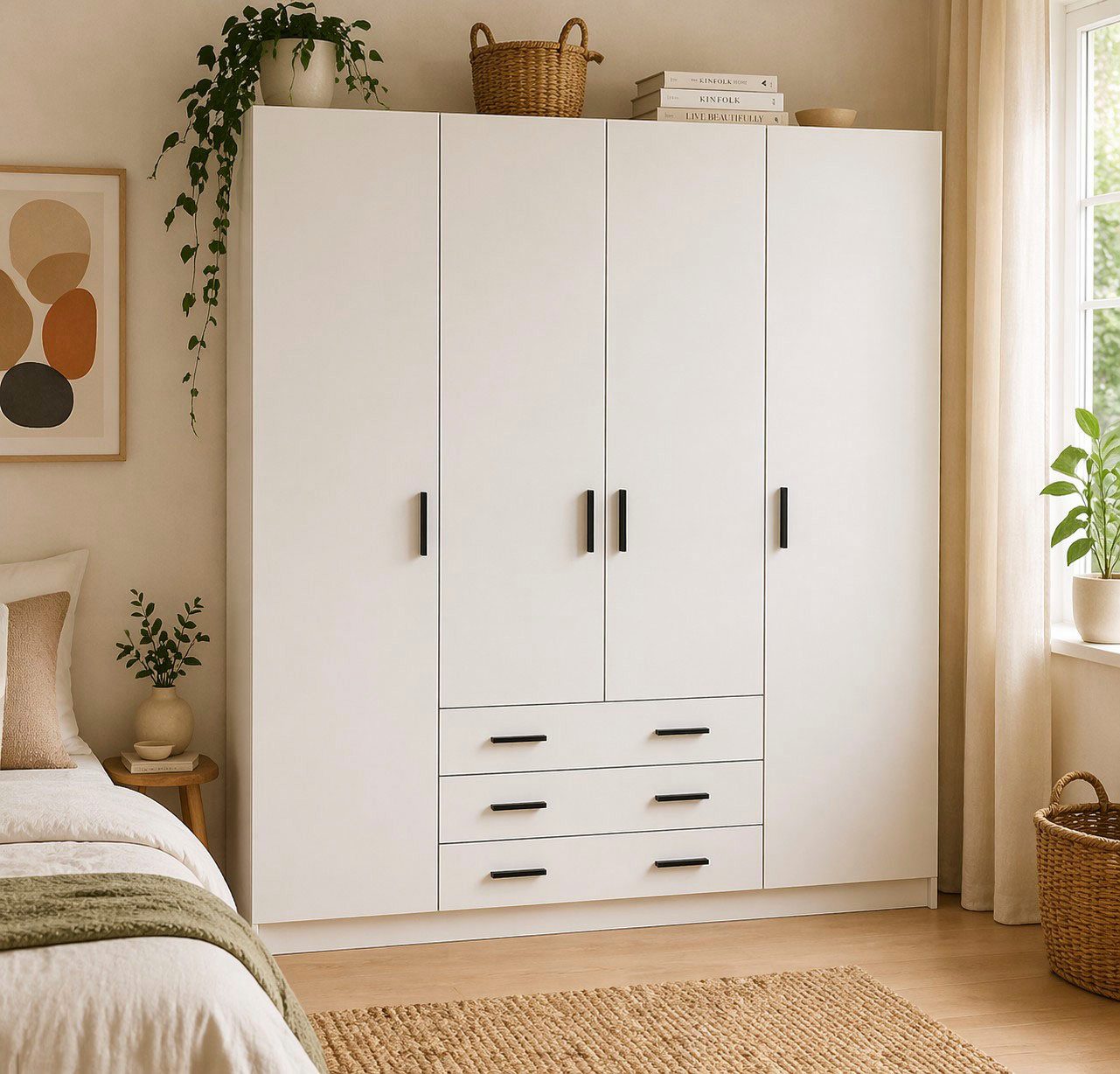 INOSIGN Kleiderschrank Kleiderschrank Sprint – viel Stauraum & robuste Qualität Mit Einlegeböden & Stange, in mehreren Varianten erhältlich