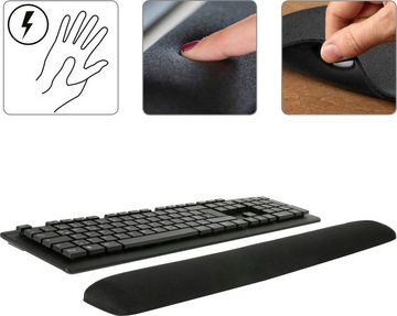 Hama Handballenauflage Tastatur-Handballenauflage "Ergonomic", Schwarz