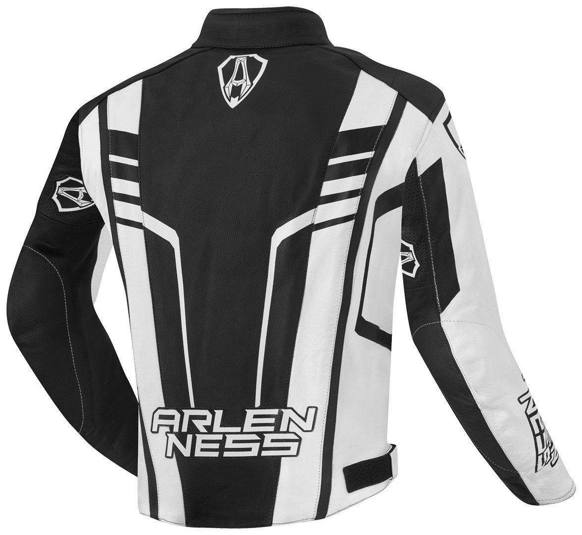 Arlen Ness Motorradjacke Rapida 2 Motorrad Lederjacke perforiert,herausnehmbares Innenfutter,herausnehmbare Membrane