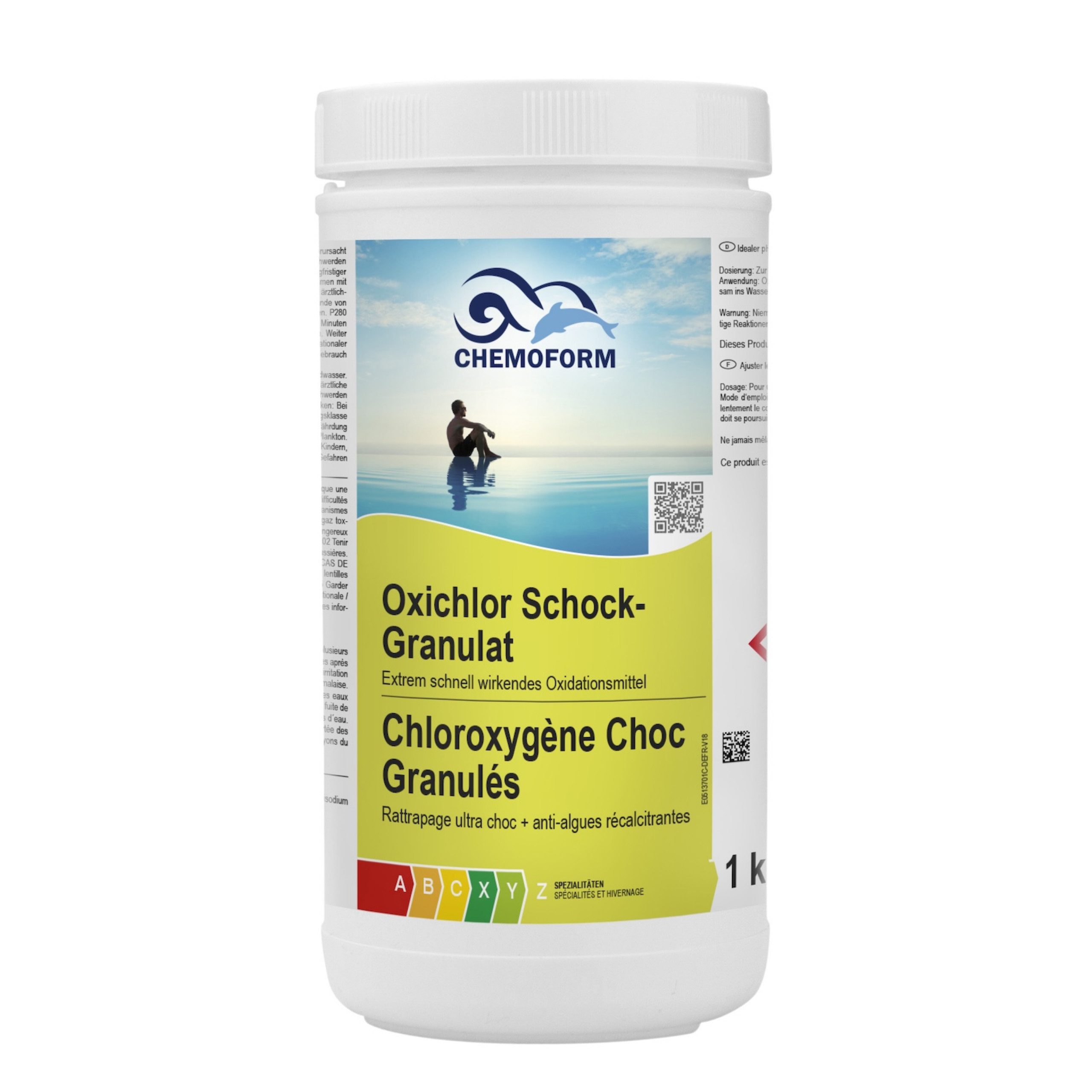 Chemoform Poolpflege Chemoform Oxichlor Schockgranulat 1 kg Desinfektion für den Start in