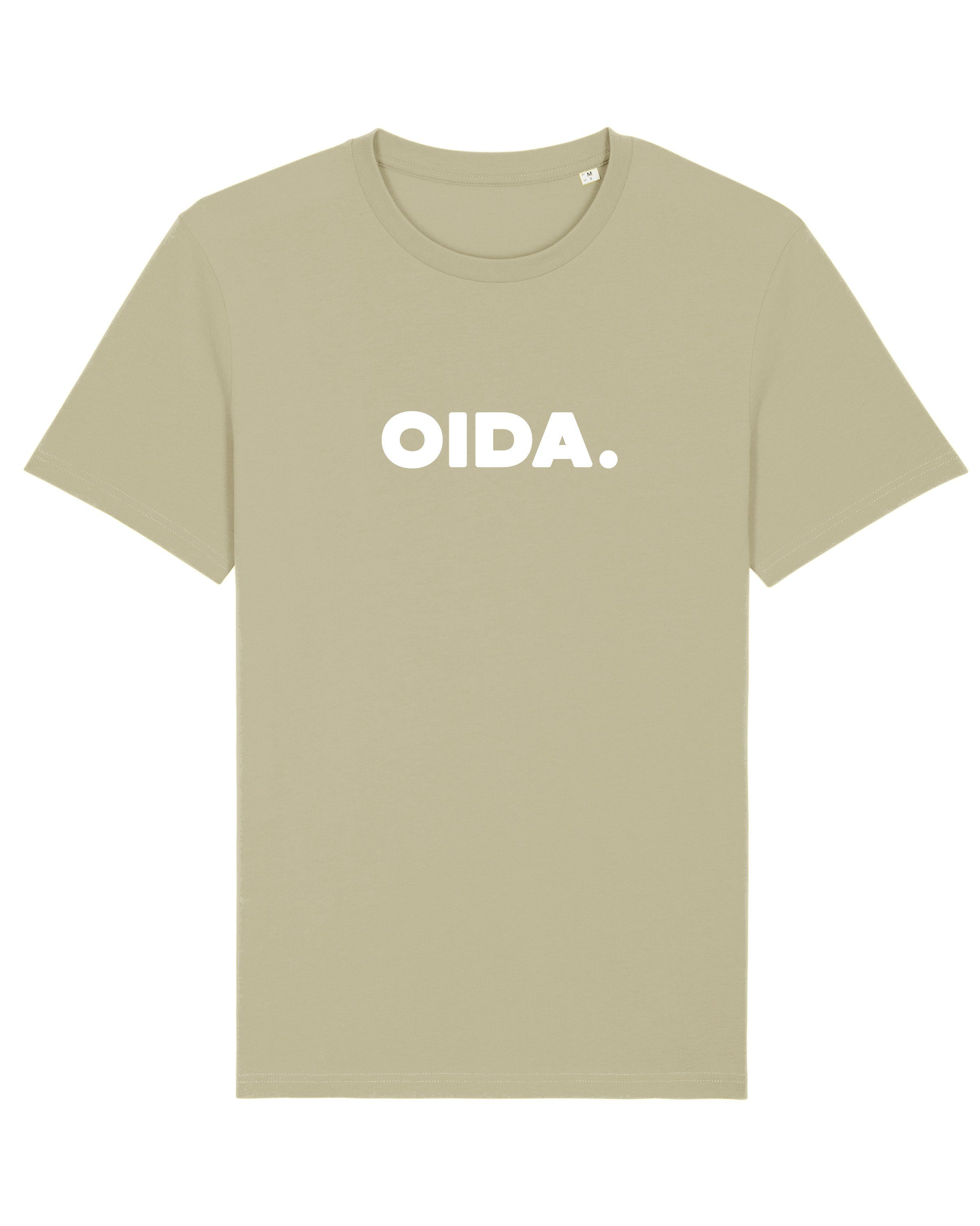wat? Apparel Print-Shirt Oida (1-tlg) salbeigrün
