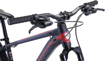 Bikestar Mountainbike, 21 Gang Shimano RD-TY300 Schaltwerk, Kettenschaltung, für Damen und Herren, Kettenschaltung