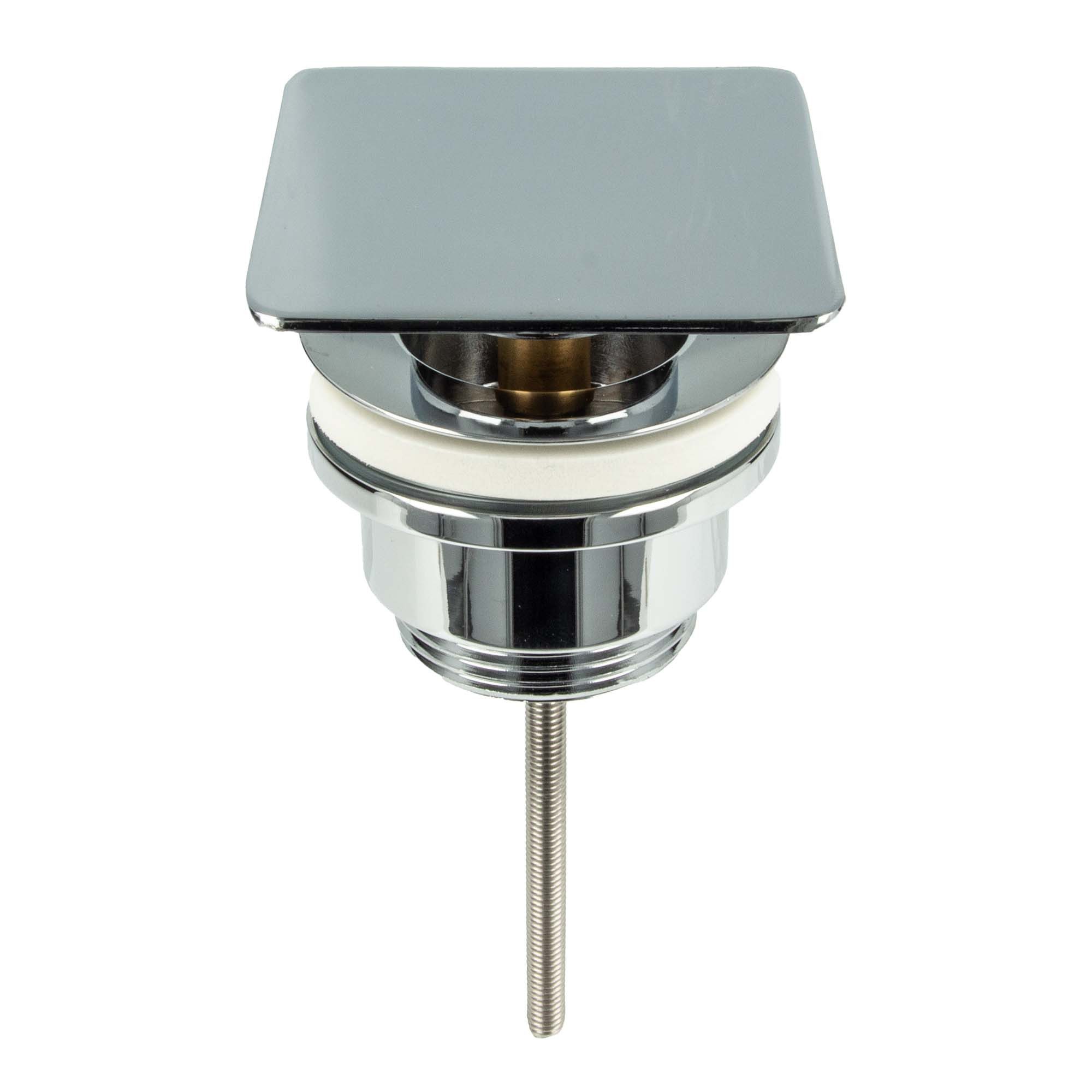 tecuro Ablaufventil Design Ablaufventil 1 1/4 Zoll, nicht verschliessbar, für Waschbecken