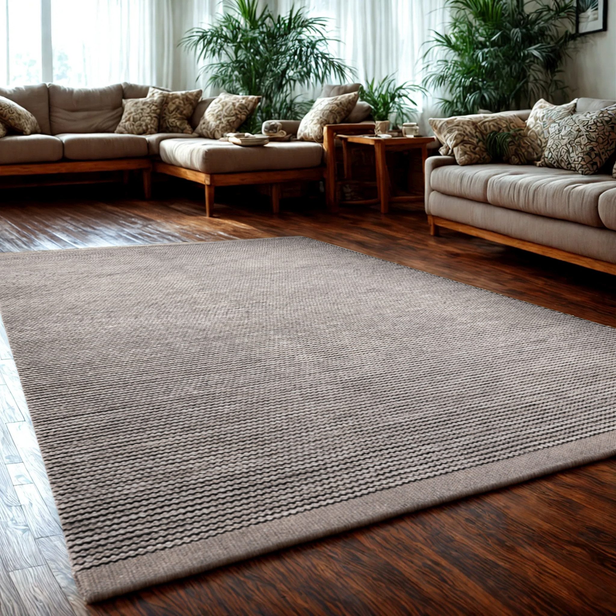 Wohnando Teppich MY-RUG Roshni, Wollteppich 90x60cm, günstig online kaufen