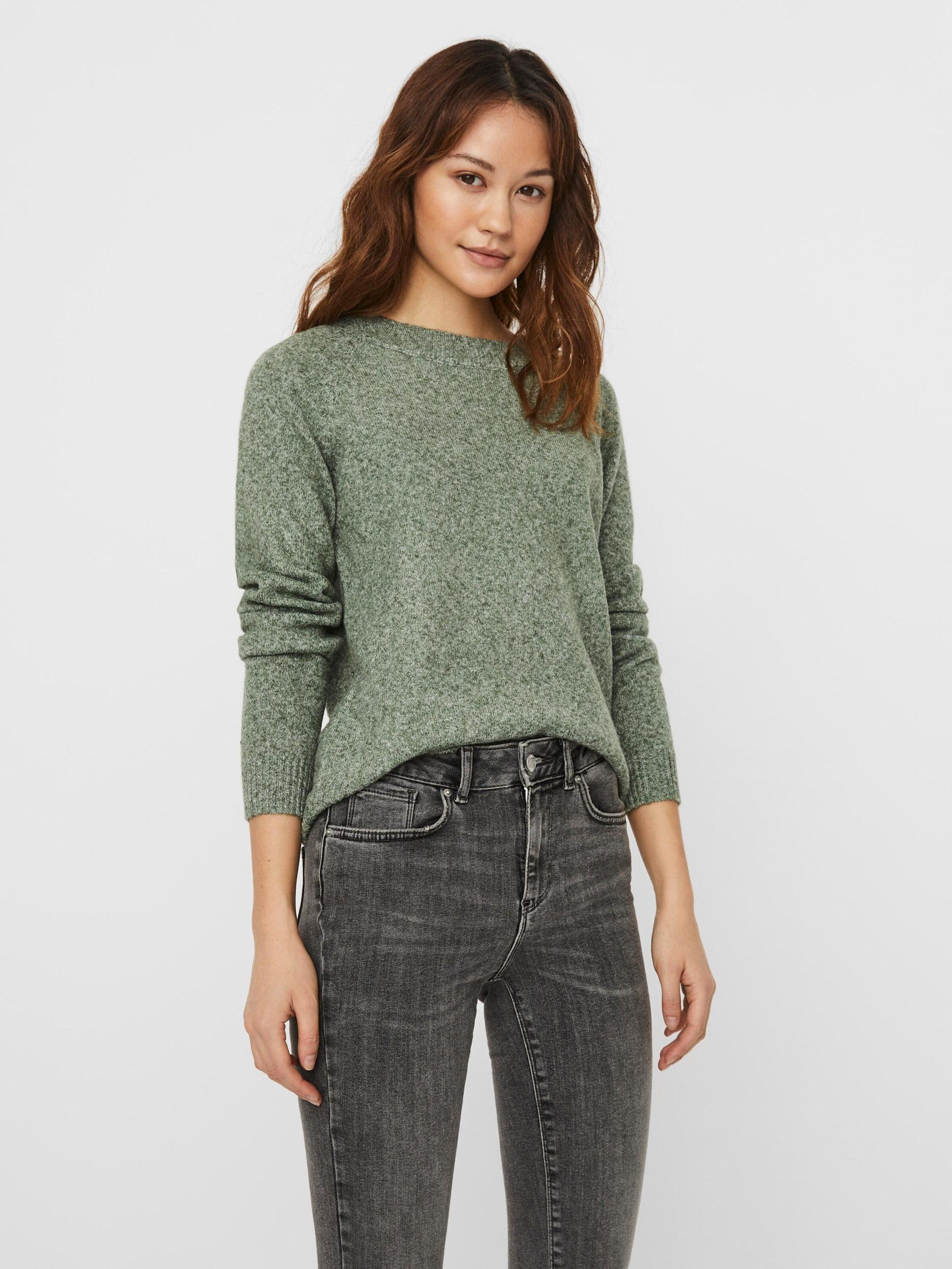 Vero Moda Rundhalspullover VMDOFFY LS O-NECK günstig online kaufen