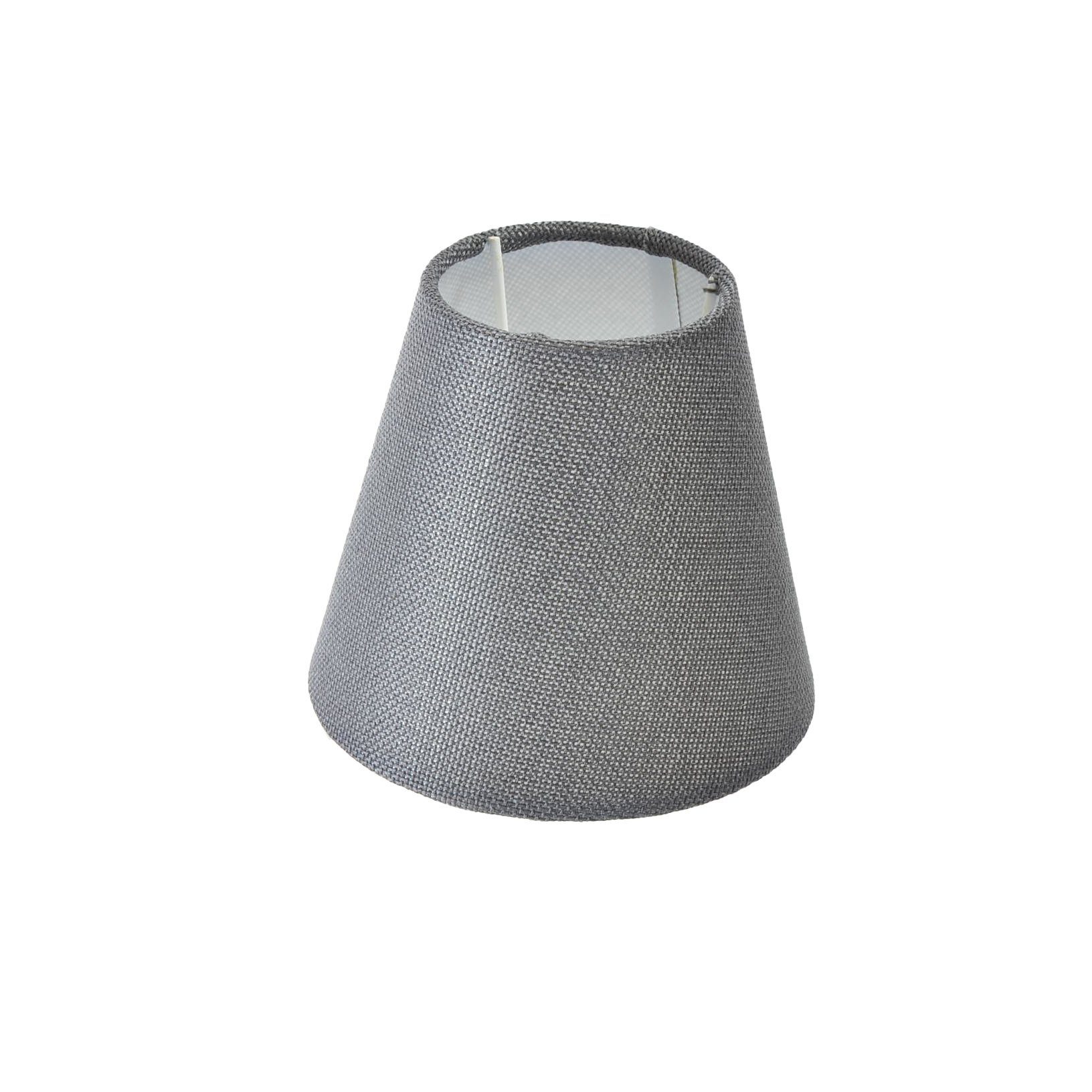 B&S Lampenschirm Mini Lampemschirm anthrazit H 10,5 x Ø 12 cm für E14 Stand günstig online kaufen