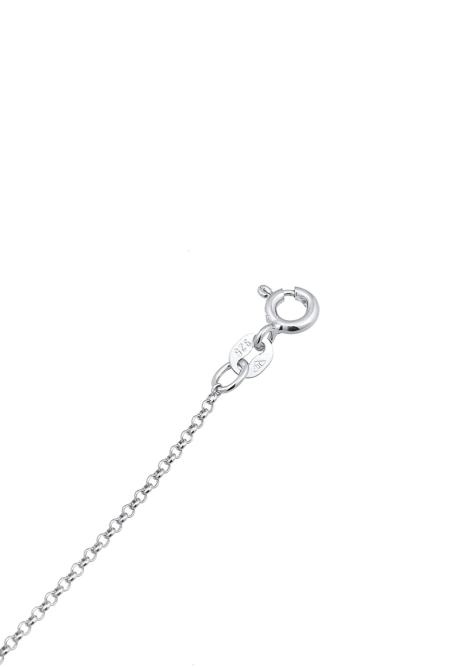 Elli Armband Mädchen Kreuz Zirkonia Symbol 925 Silber (kein Set, 1-tlg), Kreuz