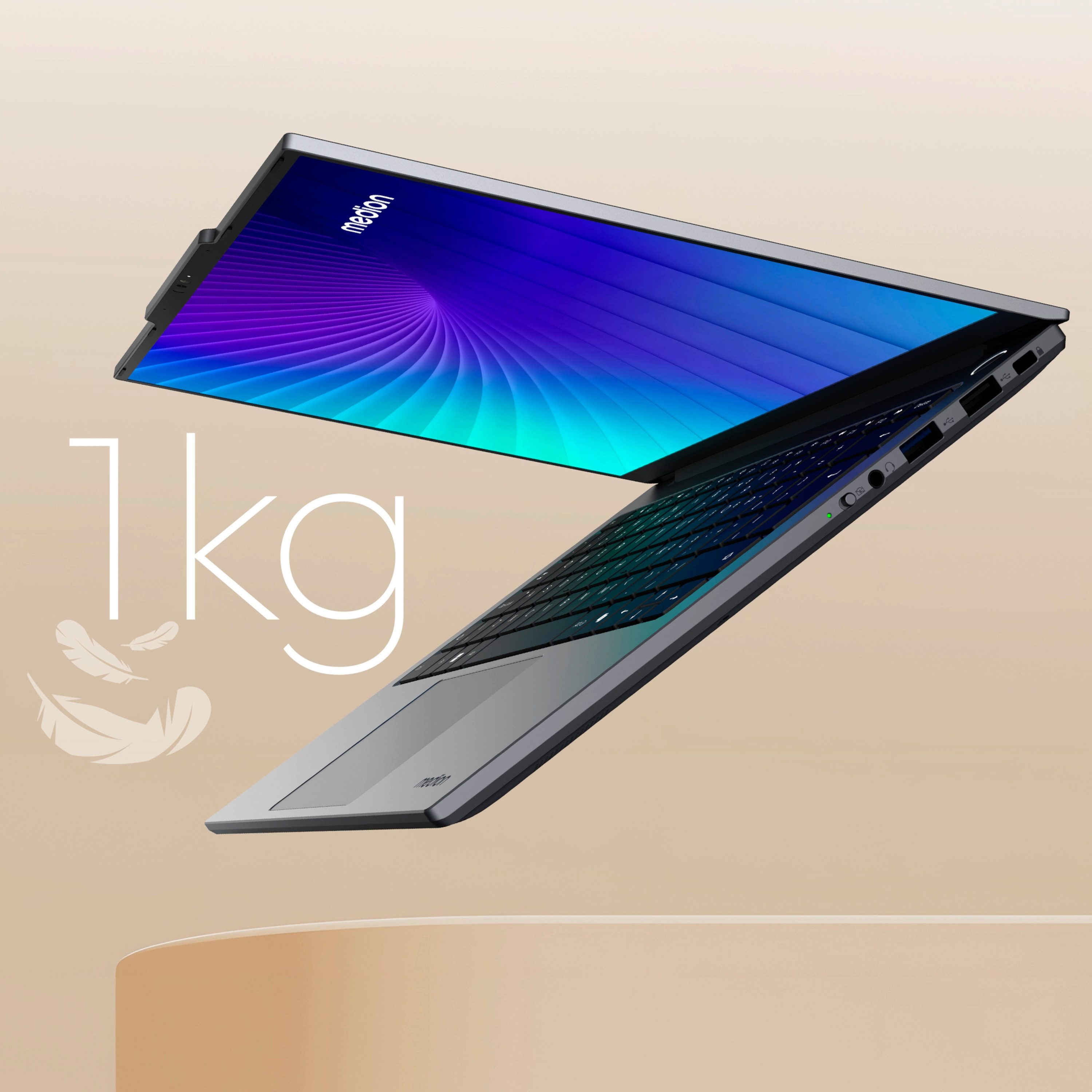 Medion® 35,56 cm (14) Laptop MEDION Signium 14 S1 OLED (MD600002) Notebook (35.6 cm/14 Zoll, Intel Intel Core 5 Core 5 120U, Intel® Iris® Xe, 16 GB, 512 GB SSD, QXGA Display 120Hz, SIGNIUM_14_S1)