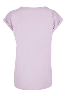 Merchcode T-Shirt Merchcode Damen Ladies Tennis Woman Silhouette - T-Shirt (1-tlg)