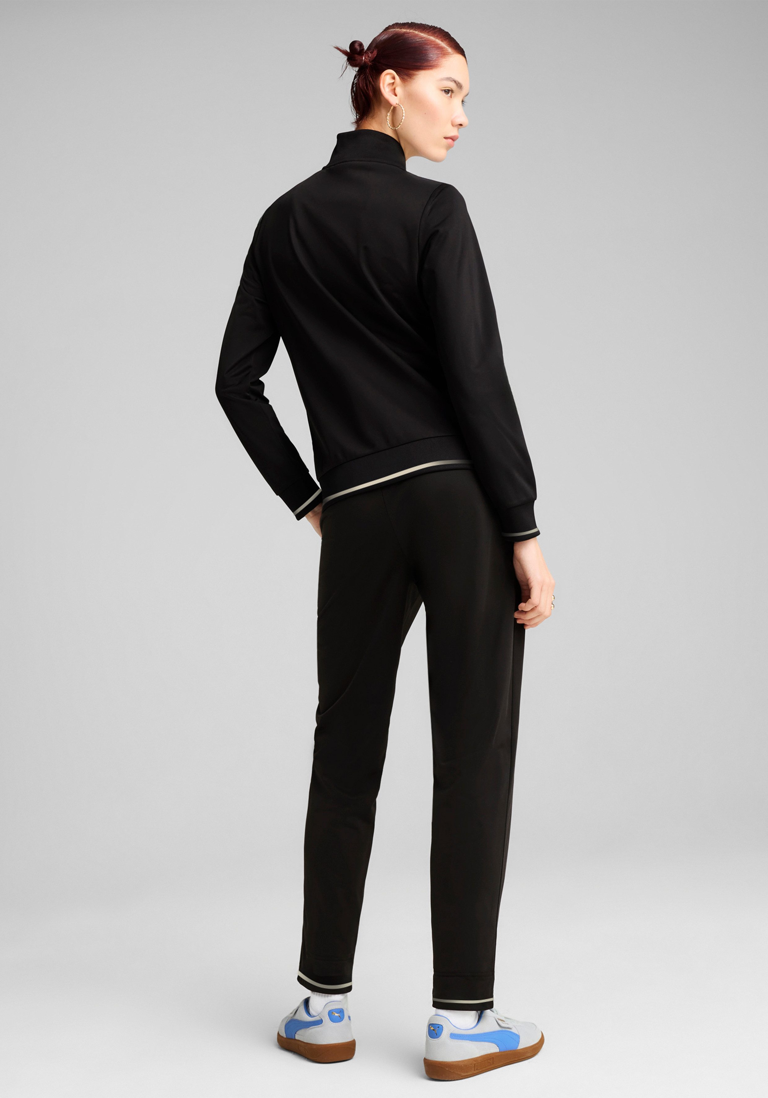PUMA Trainingsanzug METALLIC FULL-ZIP TRACKSUIT TR CL (2-tlg), ohne Kapuze, günstig online kaufen