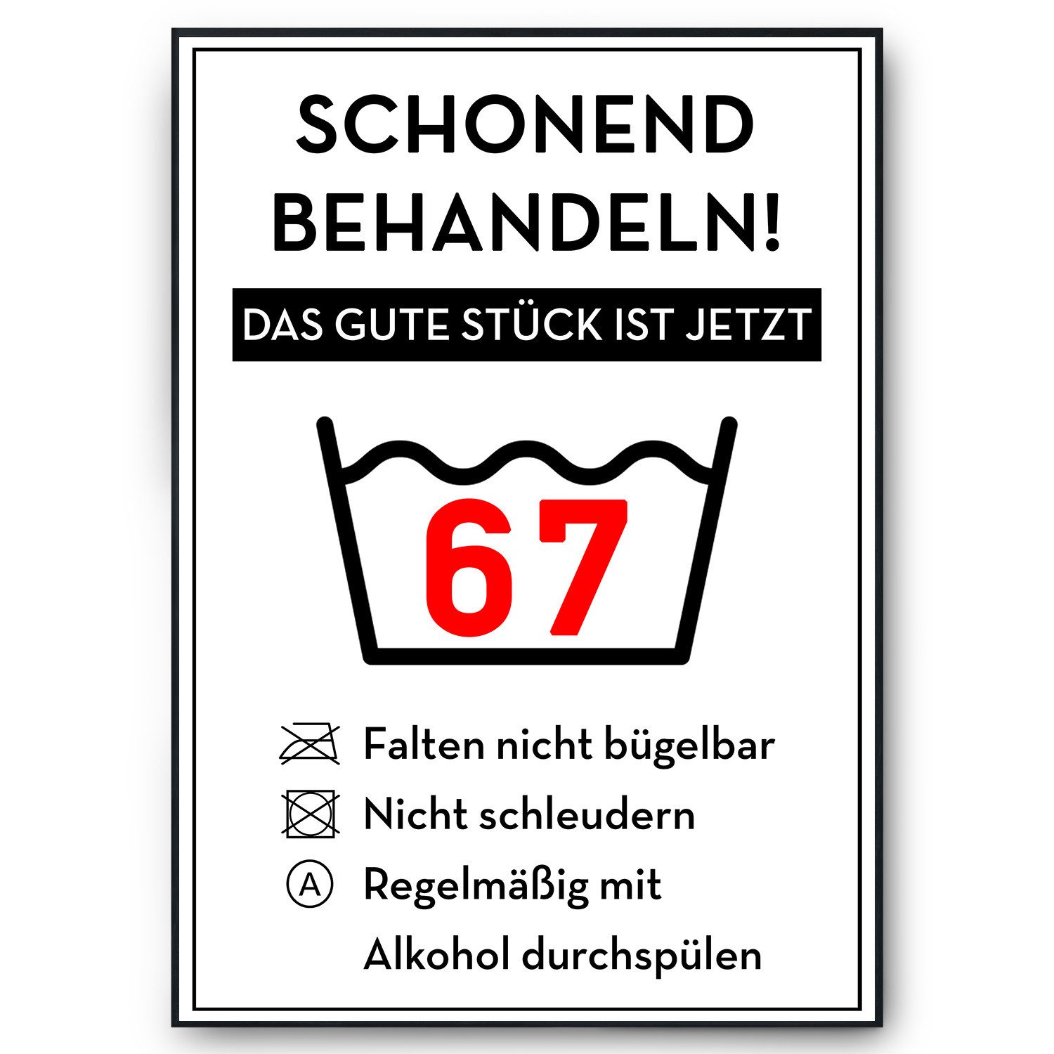 Tigerlino Poster Geburtstag Geschenk Urkunde Lustig günstig online kaufen