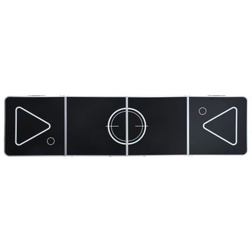 vidaXL Spieltisch Klappbarer Bier-Pong-Tisch 240 cm Schwarz