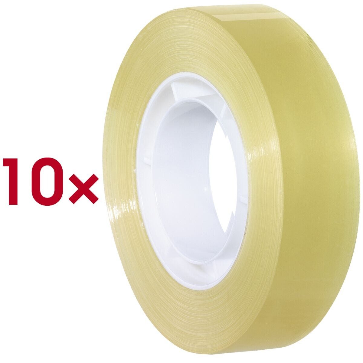 tesa Klebeband FILM (10-St) 15 mm/33 m, transparent & klebstark