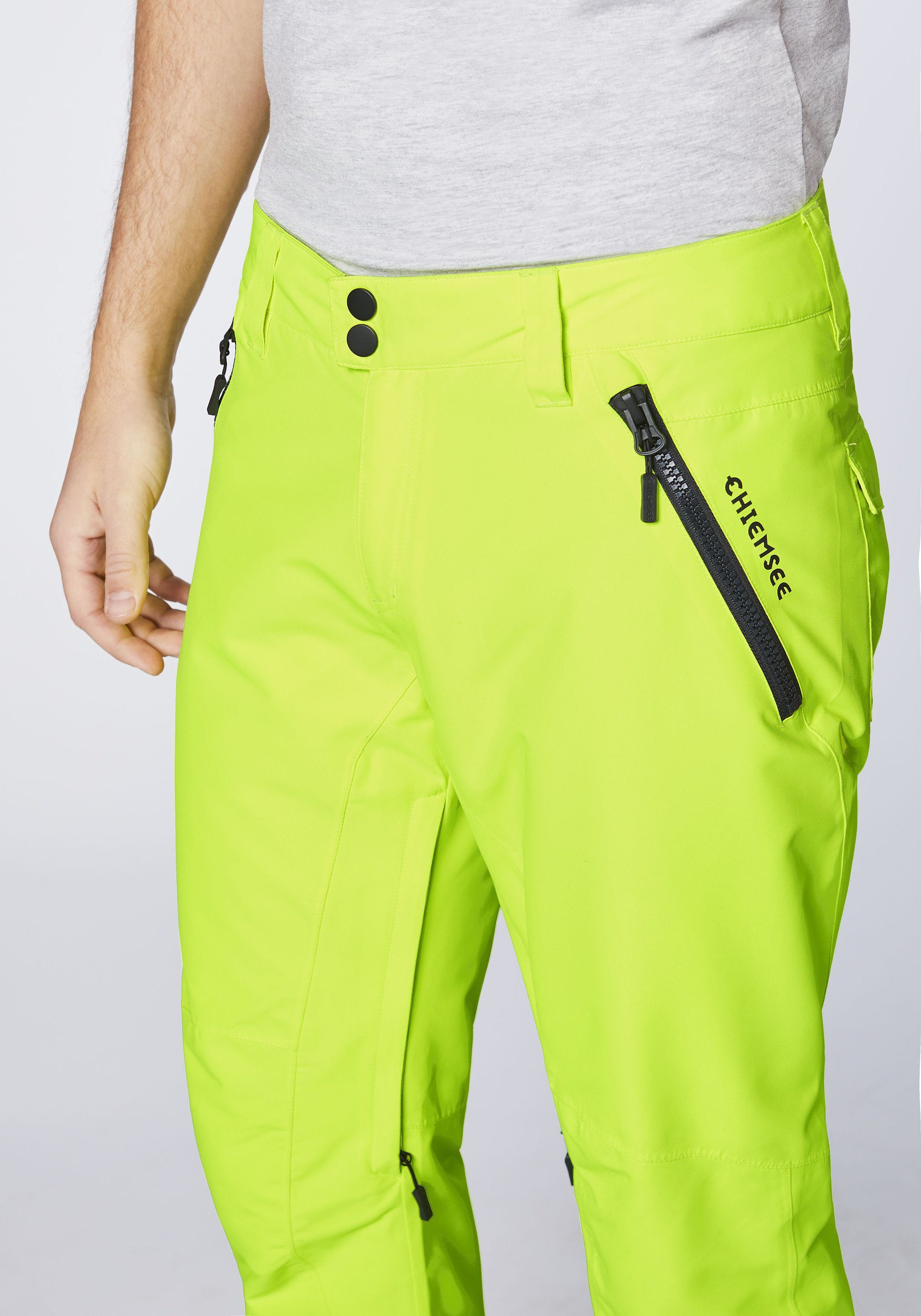 Chiemsee Sporthose mit Schneefang (1-tlg) Yellow Safety