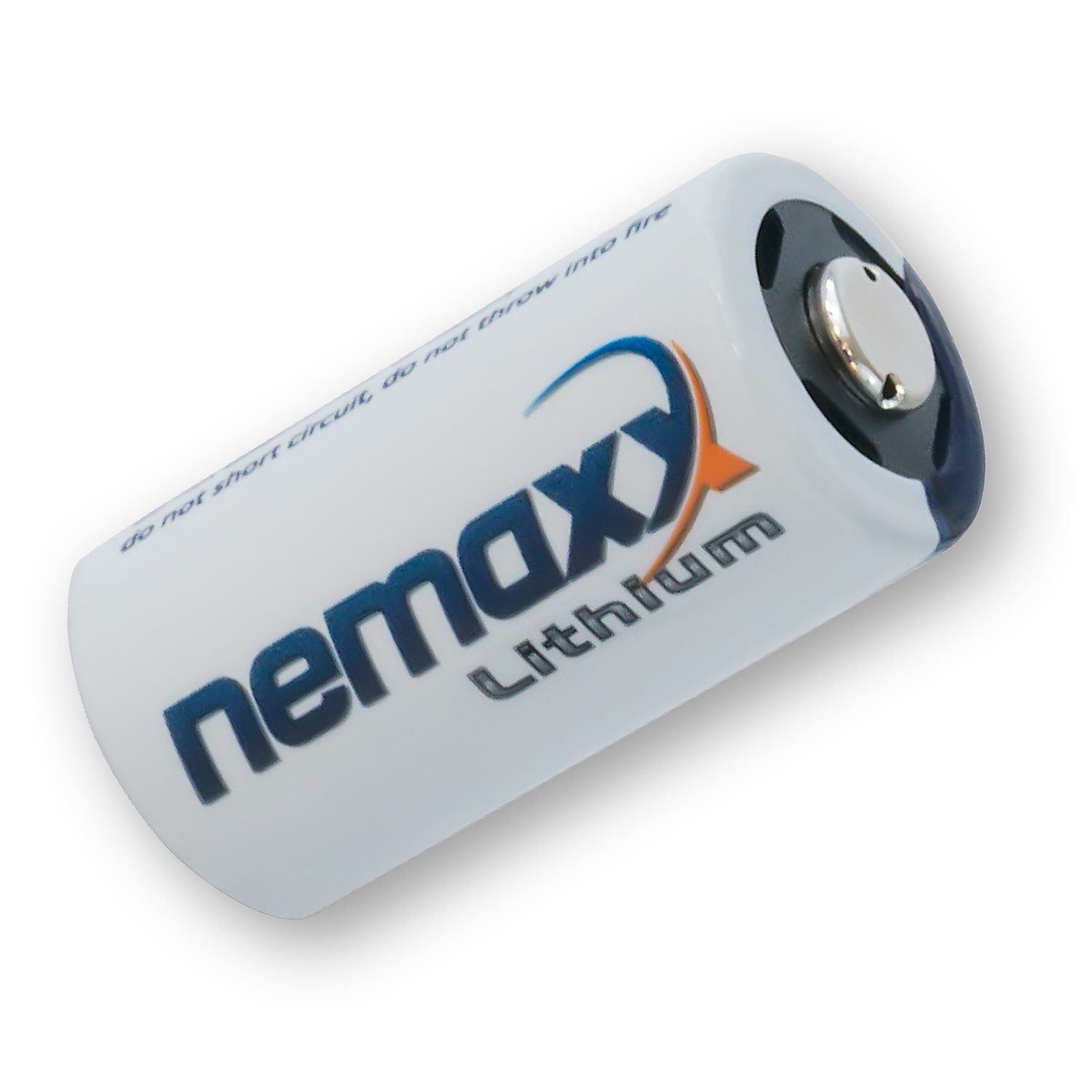 NEMAXX 1x Blister (2 Stück) 3V Photo Lithium Batterie CR123A Fotobatterie